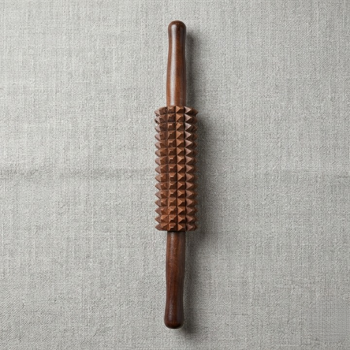 Handcrafted Wooden Thighs and Calves Massager – Reflexology & Muscle Roller